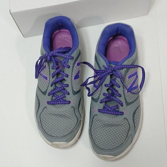 New Balance 543 V1 Sneakers Running Shoes Low Top Lace Up Mesh Grey Womens 7.5 B - Picture 5 of 8